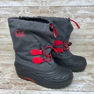 Sorel Super Trooper Black Waterproof Winter Snow Boot Women's 6